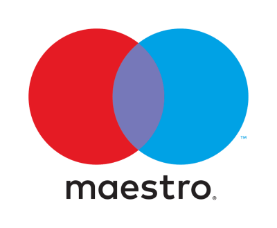 Das Logo des Zahlungsunternehmen Maestro.